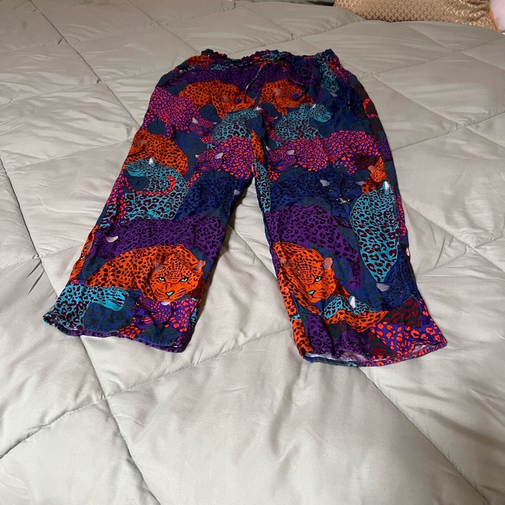 Farm Rio Anthropologie Sami Wildcat Pants - Picture 3 of 13
